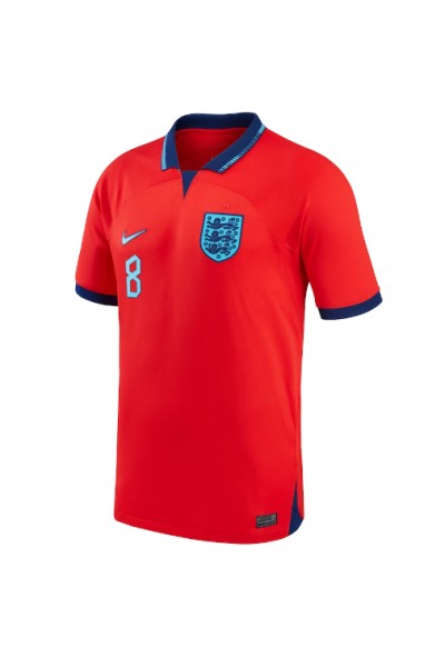Fotbalové Dres Anglie Jordan Henderson #8 Venkovní Oblečení MS 2022 Krátký Rukáv